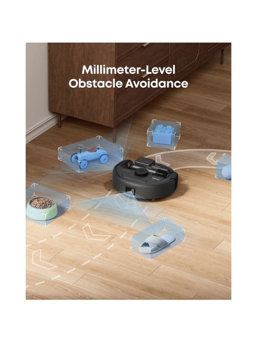 Aspirator robot eufy E20 3-in-1, 8.000Pa/30000Pa, Statie Auto-Golire