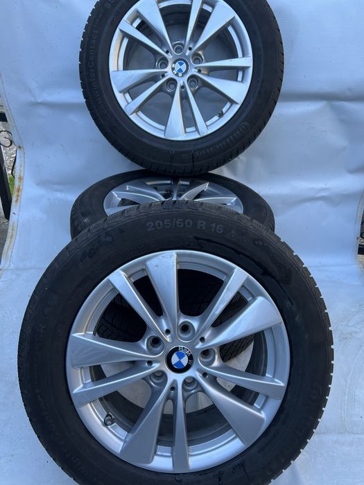 Jante aliaj originale BMW R16 cu cauciucuri iarna M+S 205/60/16!