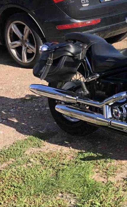 Дисаги кожени за мотор, чопър