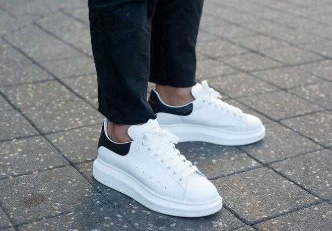 Adidasi Mcqueen albi unisex