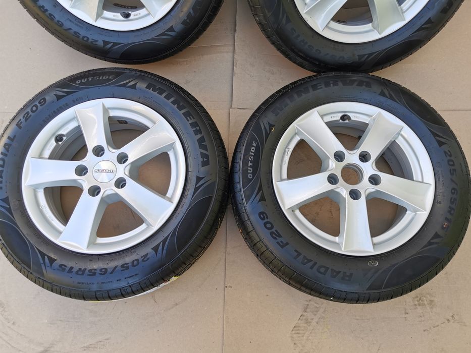 Jante Dezent 5x112 Audi VW Seat Skoda 205/65 R15 anv noi de vara
