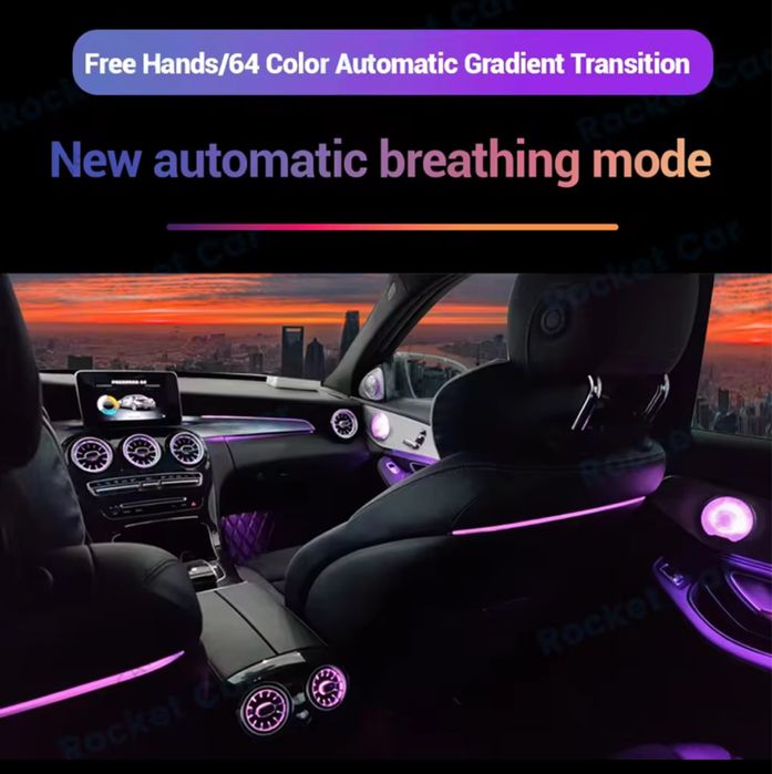 Lumini ambientale Mercedes C w205 / Glc x253