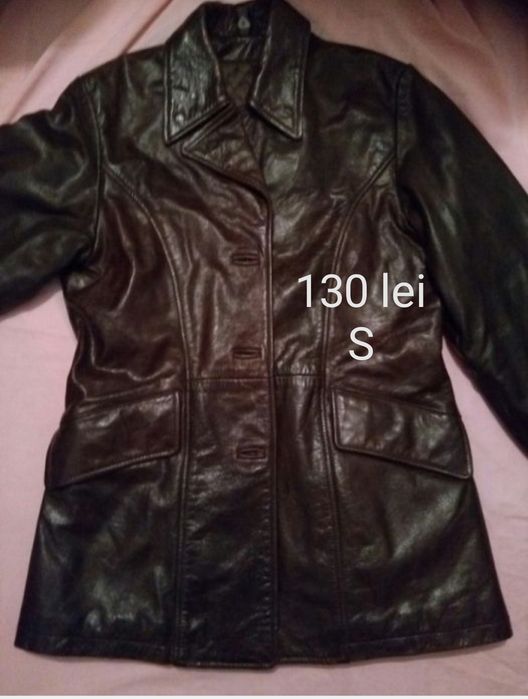 Geaca piele Vintage S