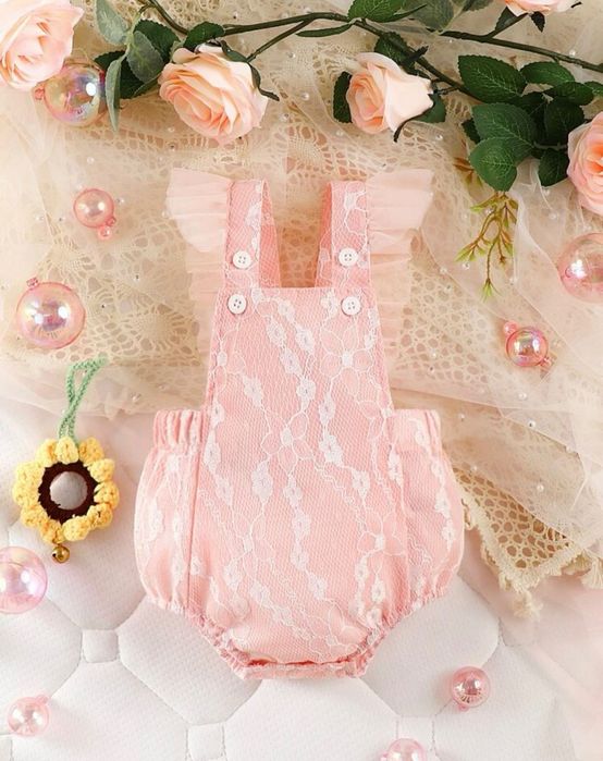 Body/ romper / jumpsuite bebe fetita nou 1-3l, 3-6l, 6-9l, 12-18l