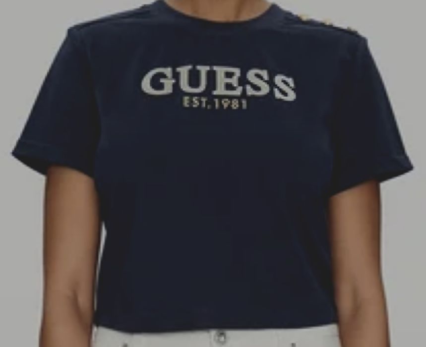 GUESS тишърт  тъмно син