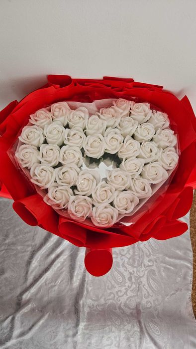 Букет из мыльных роз.