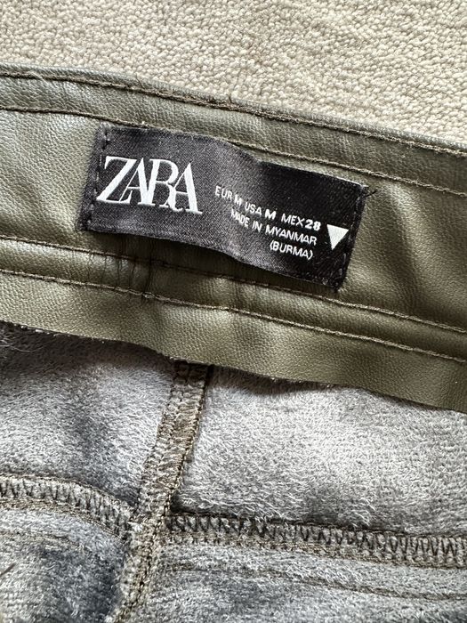 Pantaloni dama Zara piele ecologica
