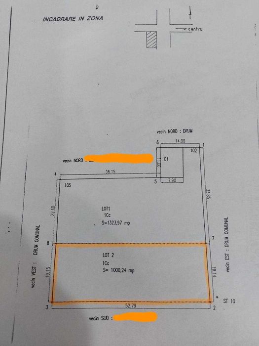 vanzare teren intravilan in limanu, jud.constanta-1000 m²