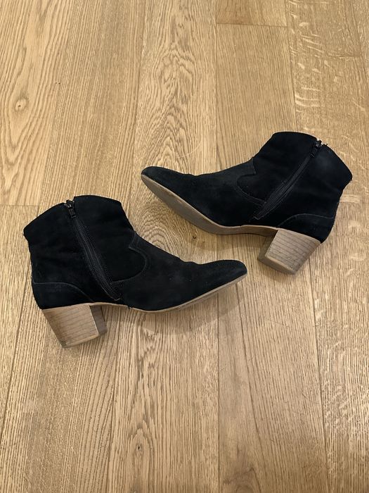 Botine Zara piele intoarsa