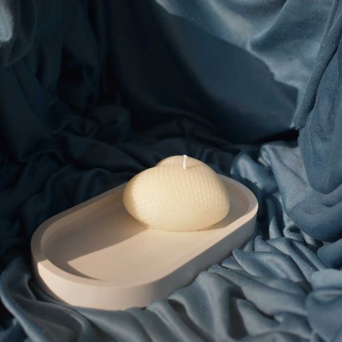 Соева свещ и поставка за бижута