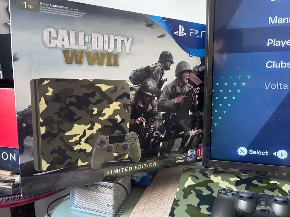 Consola PS4 - 1TB - Limited edition Call of Duty + 5 manete + 4 jocuri