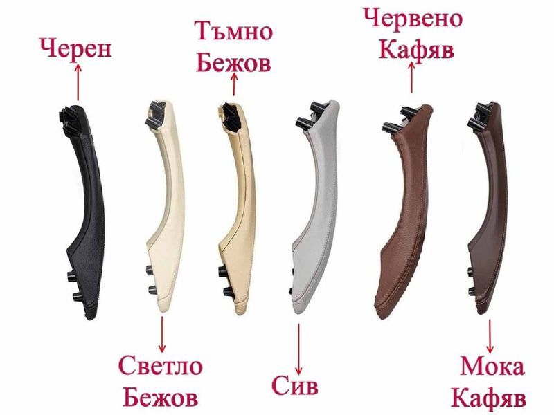 Комплект вътрешна дръжка за BMW 5 F10/F11/F18/F07 (2009-2016)