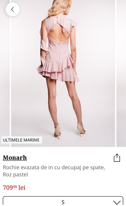 Rochie din in  Monarh