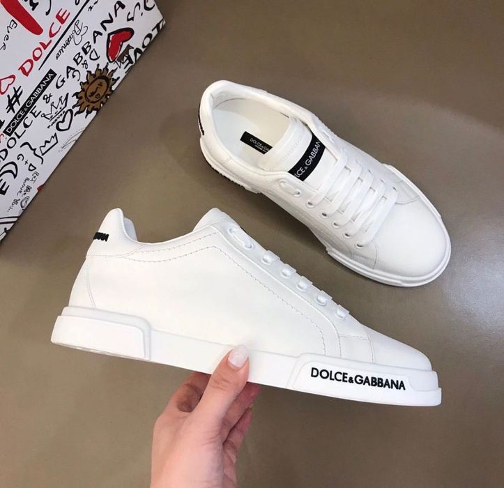 Белые кеды долче габана 41 размер АКТОБЕ