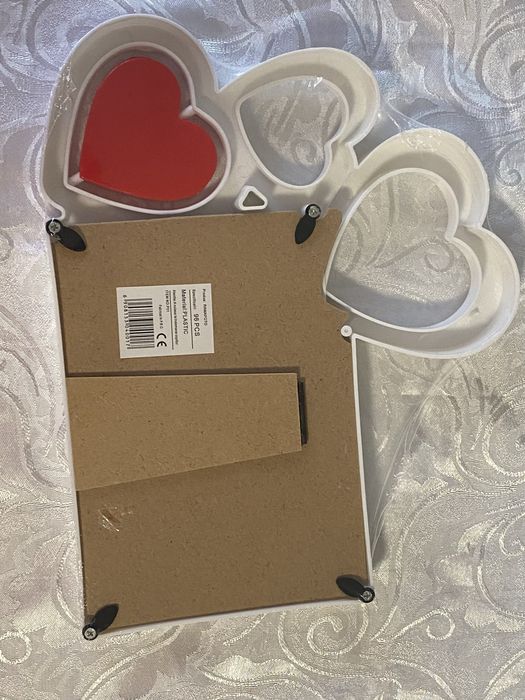 Ramă foto 10 cm x 15 cm- model inimioare