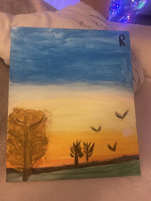 Tablou pictat pe panza