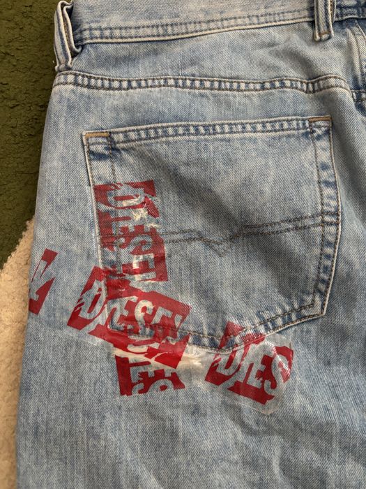 Diesel Dagh 084sx Tape Denim Baggy Jeans дънки деним