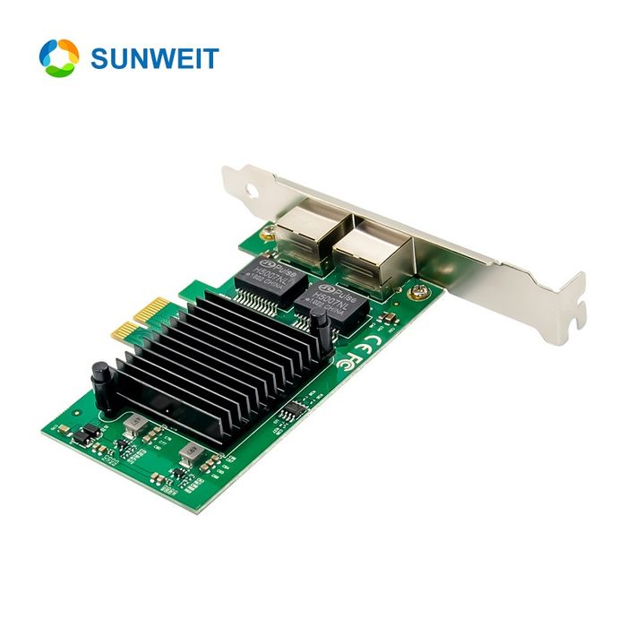 # PCi-e Intel i350-T2 Dual RJ45 Gigabit Сетевая карта Server Lan Card