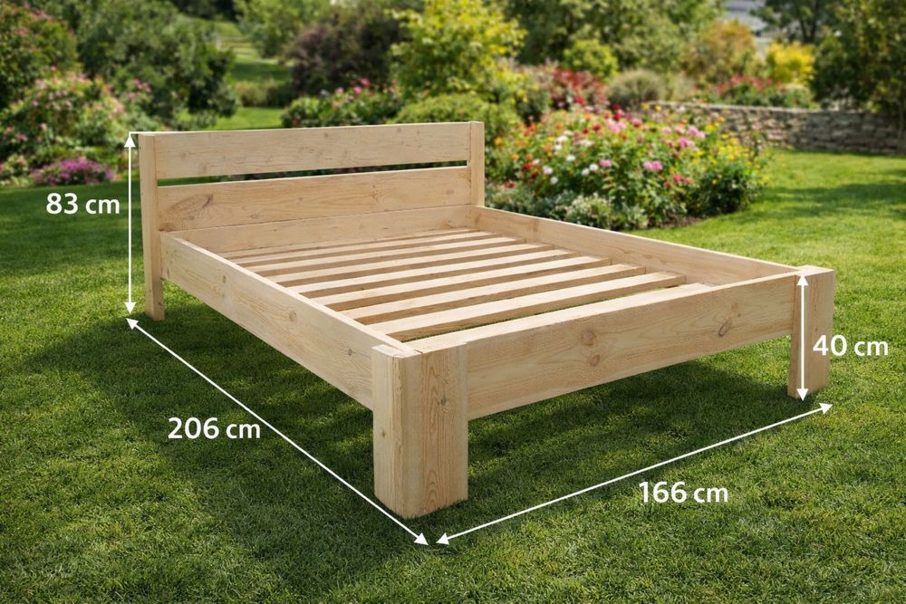 Кровать из древесины