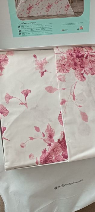 Taç  English Home нов двоен спален комплект  100 %памук ранфорс