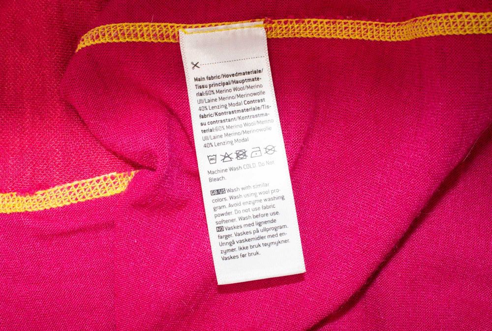 Kari Traa дамска мерино блуза розова термо бельо от мериносна вълна M