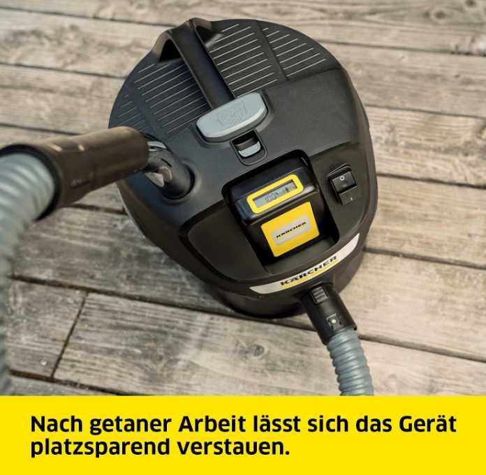 Kärcher AD 2 18V Безжична прахосмукачка за пепел - Батерия включена