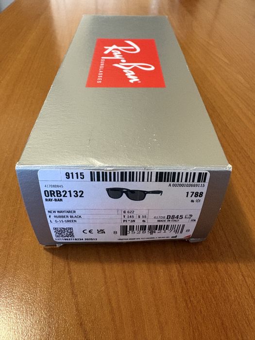Ochelari de soare unisex Ray-Ban Justin RB4165 601/8G