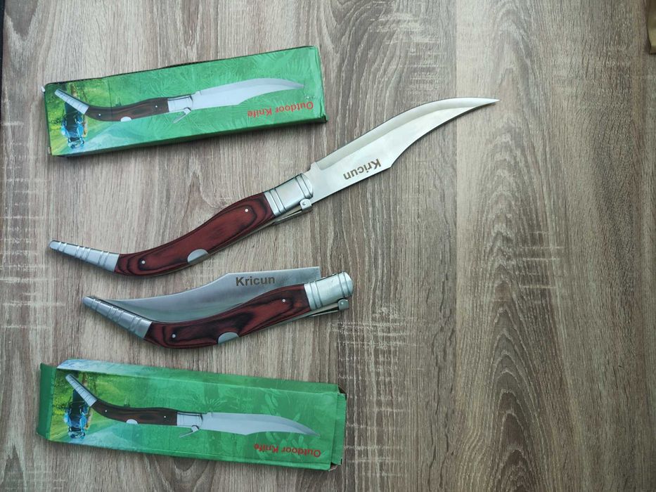 Cuțit Spaniol Criket Spaniol 52cm mâner lemn , mahon ( nou in cutie)