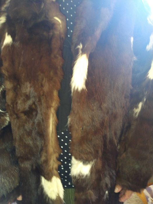 Палто естествен косъм