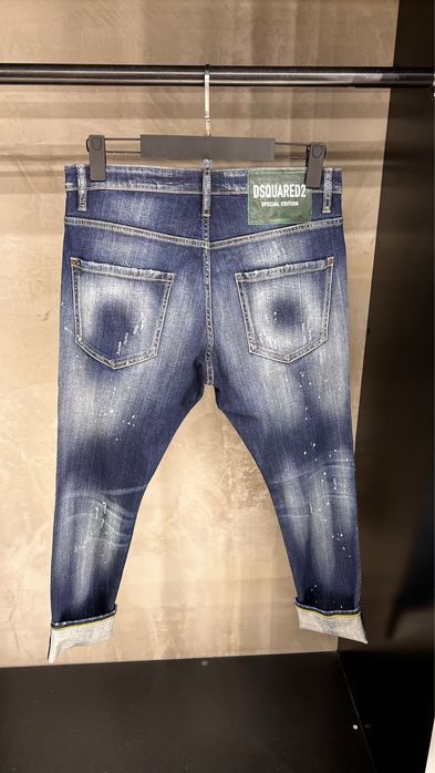 Blugi dsquared2 albastrii simplii colectia noua premium