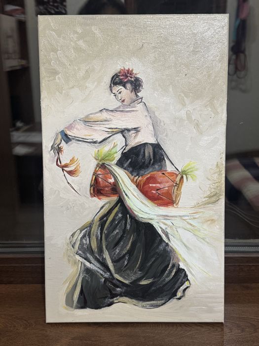 Картина корейской танцовщицы