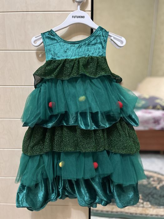 Платье елочка новогоднее