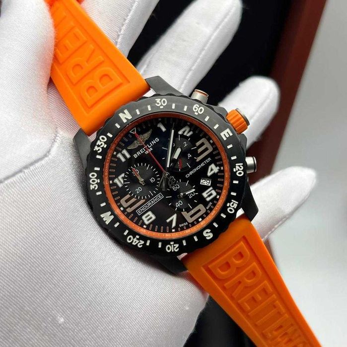 Ceas cu cuarț bărbătesc Breitling Endurance Pro ORANGE