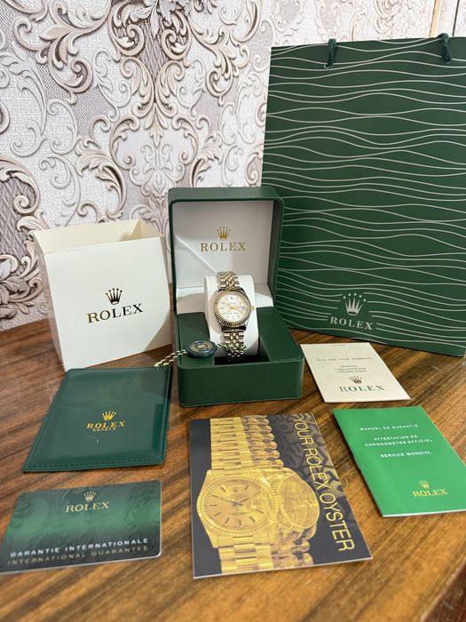 Идеальный Подарок на 8 Марта Женские Часы Rolex + VIP Коробка