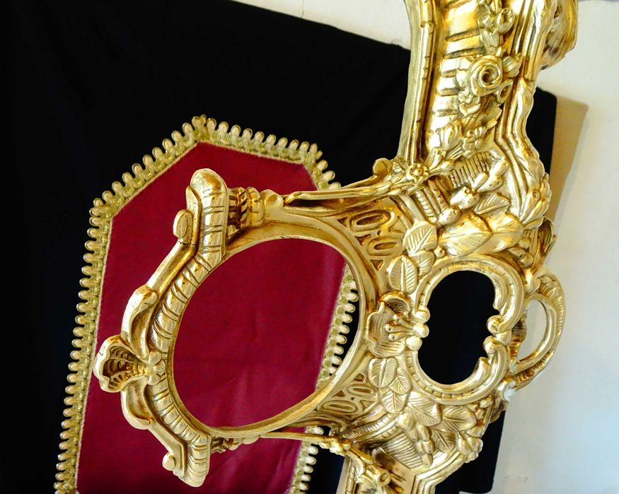 Барокова рамка от бронз за огледало,часовник,мебели,камина.