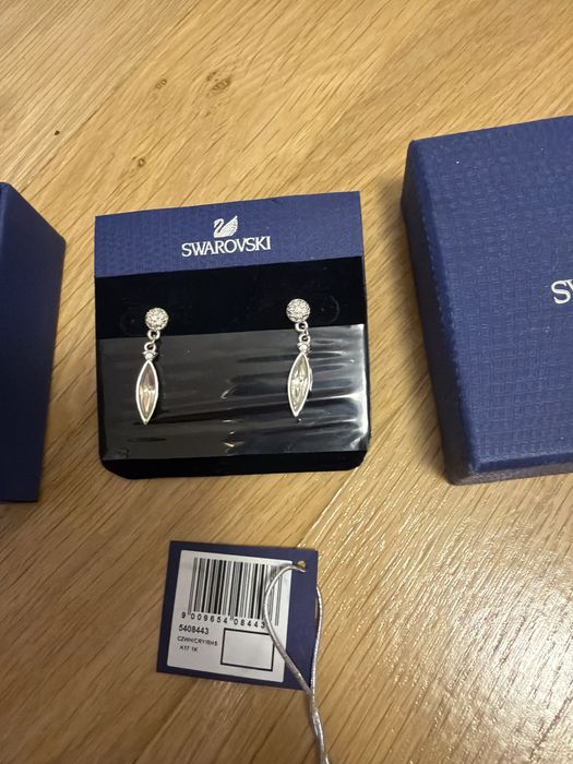 Cercei Swarowski cu bila pave cu cristale