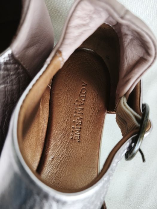 AQvamarine,  нови сандали естествена кожа, номер 37