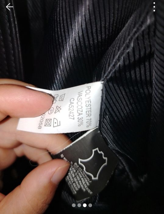 Geaca piele în stare excelenta