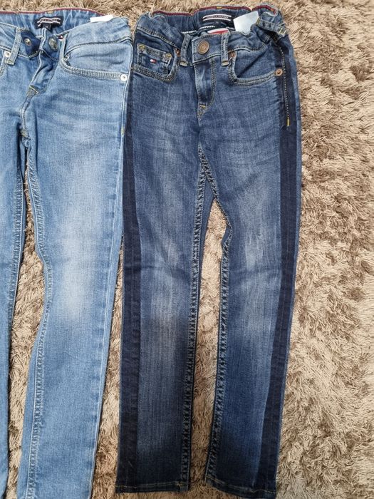 Blugi Tommy Hilfiger Originali - 3 perechi 116 si 122cm