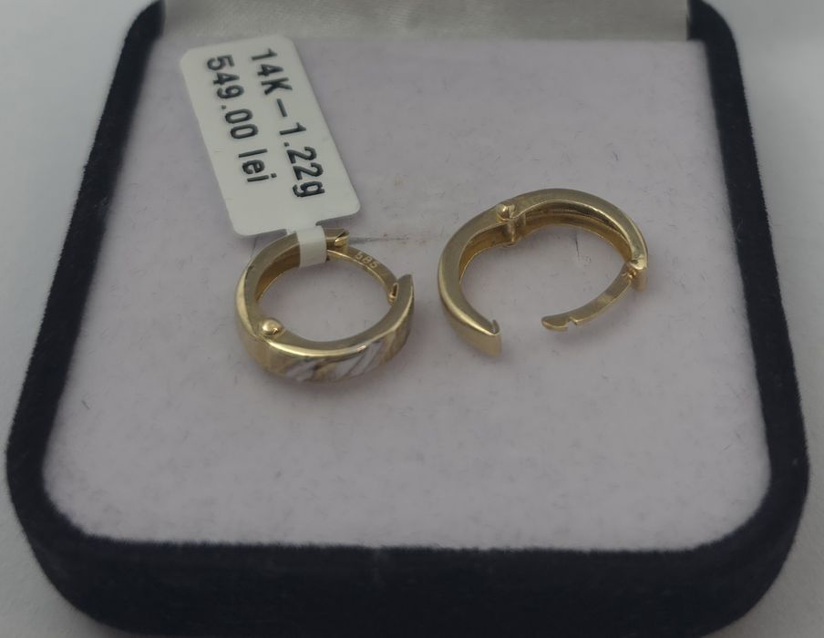 Cercei aur 14k 1.22gr