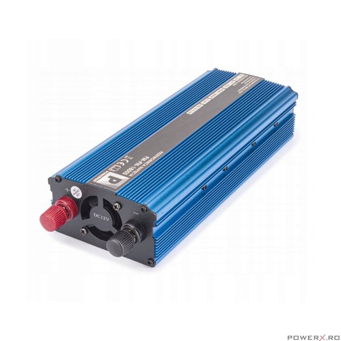 Convertor de tensiune auto, invertor tensiune 12V 230V 1800 W,