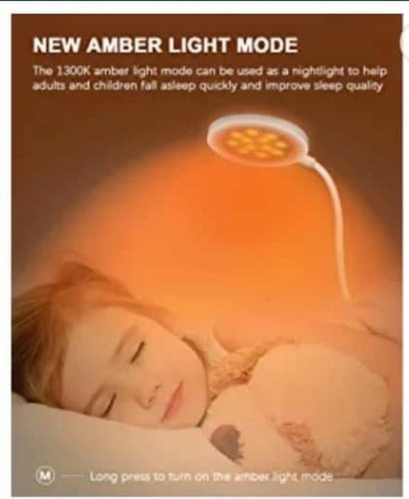 Lampa tactila cu clips