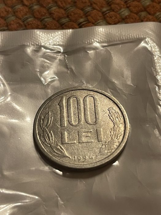 Moneda 100 lei din 1994, in stare foarte buna