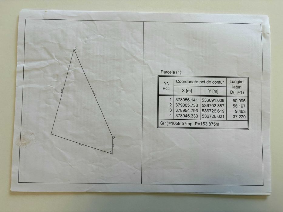 TEREN INTRAVILAN 1060 mp DAMBOVITA MALL,Targoviste,str Constructorilor