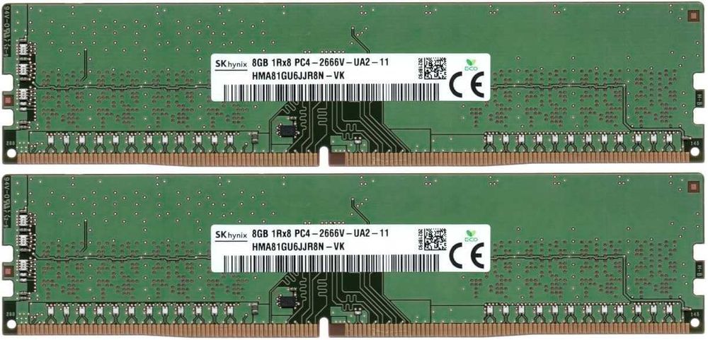 RAM 16GB 2x8gb SK Hynix 2666Mhz DDR4 за компютър