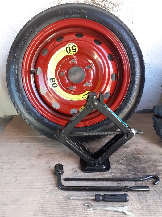 Roata rezerva SLIM cric HYUNDAI i30,i40,Ioniq,Elantra,KIA Ceed,Optima,Carens