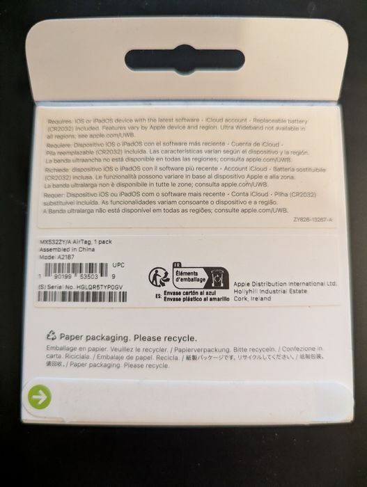 Apple AirTag  Неразпечатан