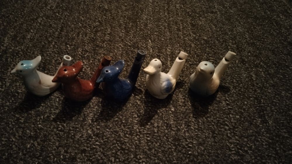 Свистульки фарфоровые