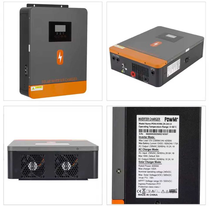 Хибриден инвертор Pow Mr - 4,2 Kw / 24V