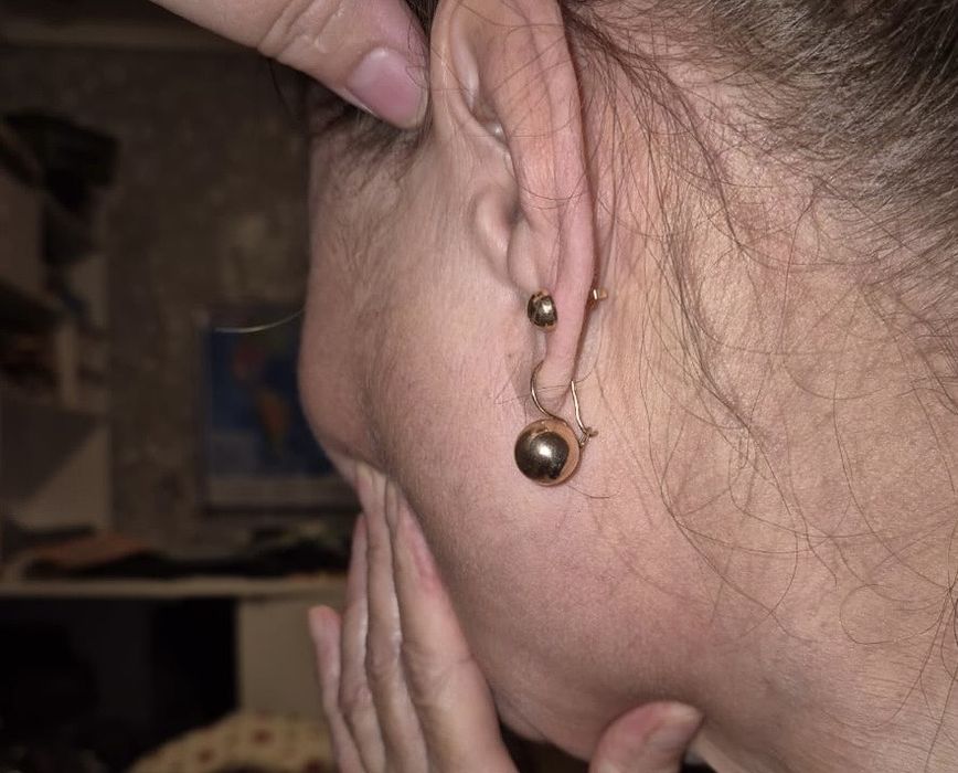 Серьга дополн 585 проба Пусет